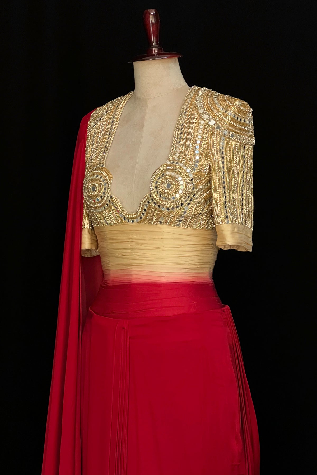 Golden Hour Pre-Stitched Saree