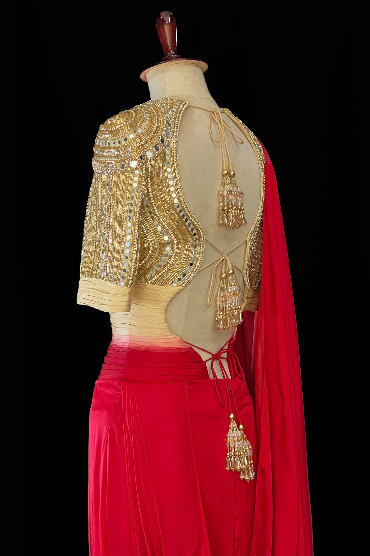 Golden Hour Pre-Stitched Saree